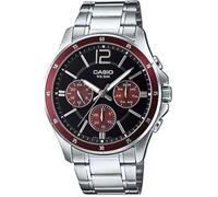 CASIO Herren-Armbanduhr Analog Quarz Edelstahl MTP-1374D-5A