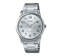 Casio Herren-Armbanduhr MTP-V001D-7 – Analog Quarz, Edelstahlarmband
