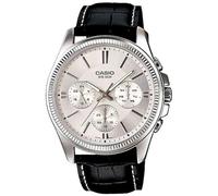 CASIO Herren-Armbanduhr Analog Quarz Leder MTP-1375L-7
