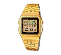CASIO Herren-Armbanduhr Digital Quarz Edelstahl A500WGA-9