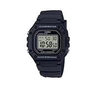 Casio Herren-Armbanduhr W-218H-1AVCF, klassisches Digitalanzeige, Quarz, Schwarz
