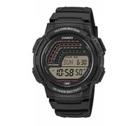 Chronograph, schwarz, CASIO TIMELESS COLLECTION, Armbanduhren, Herren, Chronograph, Quarzuhr, Armbanduhr, Herrenuhr, digital, automatischer Kalender (10600907-0) schwarz