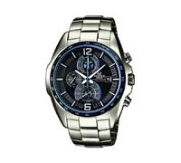 Casio Herren-Armbanduhr XL Edifice Analog Quarz Edelstahl EFR-528D-1AVUEF