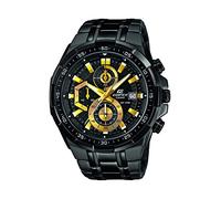 Casio Herren-Armbanduhr XL Edifice Analog Quarz Edelstahl EFR-539BK-1AVUEF