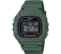Casio Herren Digital Quarz Uhr mit Harz Armband W-218H-3BVCF