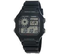 CASIO Herren Digital Quarz Uhr mit Resin Armband AE-1200WH-1A