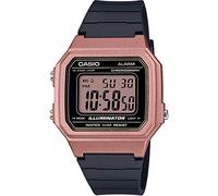 Casio Herren Digital Quarz Uhr mit Resin Armband W-217HM-5AVEF Rosegold-schwarz