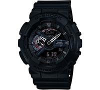 Casio Herren Quartz Armbanduhr, 51.00mm GehäusegröÃŸe mit LCD analog/digital Zifferblatt und schwarz Rubber Strap Armband GA-110MB-1AER