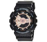 Casio Herren-Quarzuhr, analoges Digitalanzeige und Kunstharz-Armband Ga110Mmc1Adr, schwarz, GA 110MMC, 1Adr G937, Schwarz, Riemen