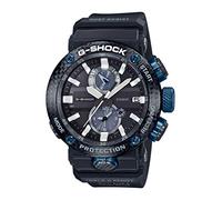 Casio Herren Tough Solar Armbanduhr, 35.00mm GehäusegröÃŸe mit schwarz analog Zifferblatt und schwarz Plastic/Resin Strap Armband GWR-B1000-1A1ER