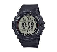 Casio - Herrenarmbanduhr mit Digitalanzeige von Casio AE-1500WH-1AVEF mit Licht und Alarm