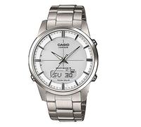 Casio Herrenarmbanduhr mit Solar und Funk und Titanarmband