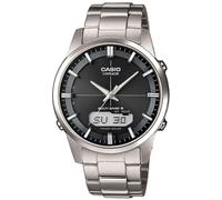 Casio Herrenarmbanduhr mit Solar und Funk und Titanarmband