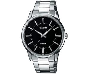 Casio Kollektion Herren Silber Uhr MTP-1303PD-1AVEG Einheitsgröße