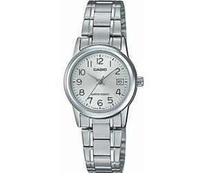 Casio LTP-V002D-7B Women's Standard Stainless Steel Silver Dial Date Watch