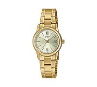 Casio LTP-V002G-9B3 Women's Gold Tone Stainless Steel Gold Dial Dress Watch