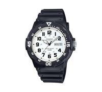 Casio MRW200H Serie | Unisex Analog Uhr | 100M WR | Edelstahlgehäuse | Harzband | 2-Zeiger Analog (HR, Min, SEC) | Datumsanzeige | verschraubte Krone/verschraubter Gehäuseboden | 3 Jahre Batterie