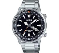 CASIO Collection - MTD-130D-1A4 Armbandfarbe: Silbergrau Zifferblatt Schwarz Herren