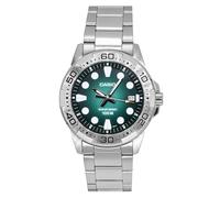 Casio MTD-140D-3AVDF Stahlband Stahlgehäuse 10 ATM wasserdicht Metallic-Farbe Herren-Armbanduhr