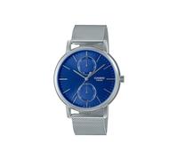 Casio MTP-B310M-2AVDF Herren Armbanduhr - Edelstahl, Blau
