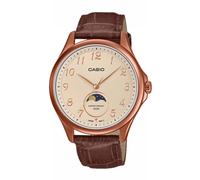 CASIO MTP-M110RL-5AVER Herrenuhr Mondphase bronze/creme Ø41mm