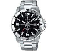 Casio MTP-VD01D-1BVUDF Herren-Armbanduhr aus Edelstahl, silberfarben, Armband