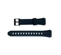 Casio Original schwarzes Armband für Modell F-201W-1A aus weichem, strapazierfähigem Silikon | Perfekter Ersatz mit 18 mm Bandanstoß und maximaler Breite 22 mm