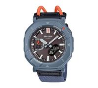 Casio PRJ-B001B Series | Pro Trek | Tough Solar | (Schwarz/Blau) | Umweltfreundliches Bio-Harz | Digitale Bluetooth-Uhr, Schwarz, Modern
