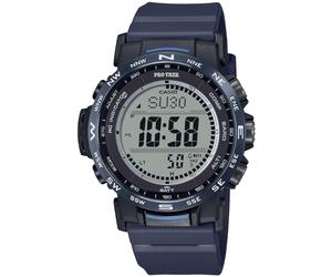 Casio PRO TREK Climber Line Armbanduhr Funk Solar Biomasse Kunststoff, Marineblau, Sportlich