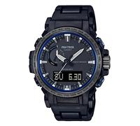 Casio PRO TREK PRW-61FC-1JF [Climber Line (PRW-61 Serie Eco-Materials Modell ausgestattet mit Funkwellen-Solar] Importiert aus Japan, Modell Januar 2023, Schwarz, Schwarz, Modern