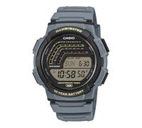 Casio Serie WS-1800 | Digitaluhr | Blau | LED-Beleuchtung mit Hintergrundbeleuchtung | Alarm | Weltzeit | vollständiger automatischer Kalender
