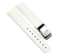 Casio Sheen Ersatzband Uhrenarmband Leder Band Weiss 18mm für SHN-3013L