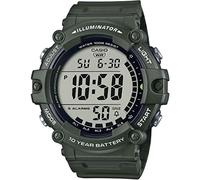 Casio Standard Digital Armbanduhr AE-1500 Series Herren Chippukashi, Grünes langes Armband Ae-1500whx-3av, Militär