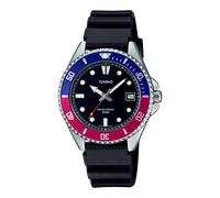CASIO Timeless Collection Uhr MDV-10-1A2V | Rot/Blau, Hellblau/Silber