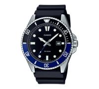 CASIO Timeless Collection Uhr MDV-107-1A2V | Schwarz/Blau, Hellblau/Silber