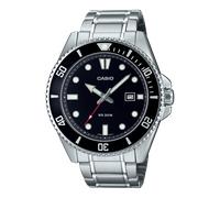 CASIO Timeless Collection Uhr MDV-107D-1A1V | Schwarz/Silber