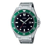 CASIO Timeless Collection Uhr MDV-107D-3AV | Grün/Silber