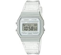 Casio Uhr, Kollektion, digital, Kunstharz, Klarweiß/F-91, 1個, Modern