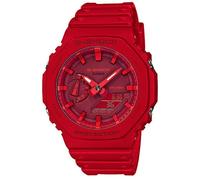 Casio GA-2100-4AER Uhr Armbanduhr Unisex Rot