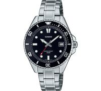CASIO Collection Uhr MDV-10D-1A1V | Schwarz/Silber