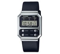 Casio Herren Uhr Vintage A100WEL-1AEF Leder schwarz