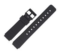 Casio Uhrenarmband 16mm Kunststoff Schwarz - MQ-104