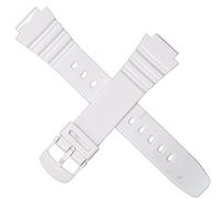 Casio Uhrenarmband 16mm Resin Weiß glänzend W-214HC-7AVEF W-214HC*