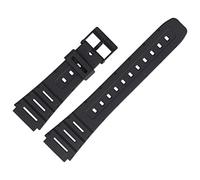 Casio Uhrenarmband 20mm Kunststoff Schwarz - W-720