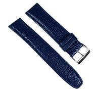 Casio Uhrenarmband 22mm Leder Blau genarbt für WVQ-560LE