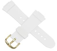 Casio Uhrenarmband für BG-6901-7 BG 6901 Baby G Gold Schnalle Weiß