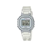 Casio Unisex-Armbanduhr LA-20WHS-7A, Digitale Quarzuhr mit Kunstharz-Armband, transparent