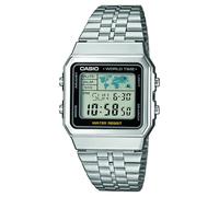 Casio Unisex Digital mit Edelstahl Armbanduhr A500WA1D