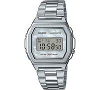 Casio Unisex Digital Quarz Uhr mit Edelstahl Armband A1000D-7EF
