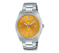 Casio Unisex-Erwachsene Analog Quarz Uhr mit Edelstahl Armband MTP1302PD-9VVT
